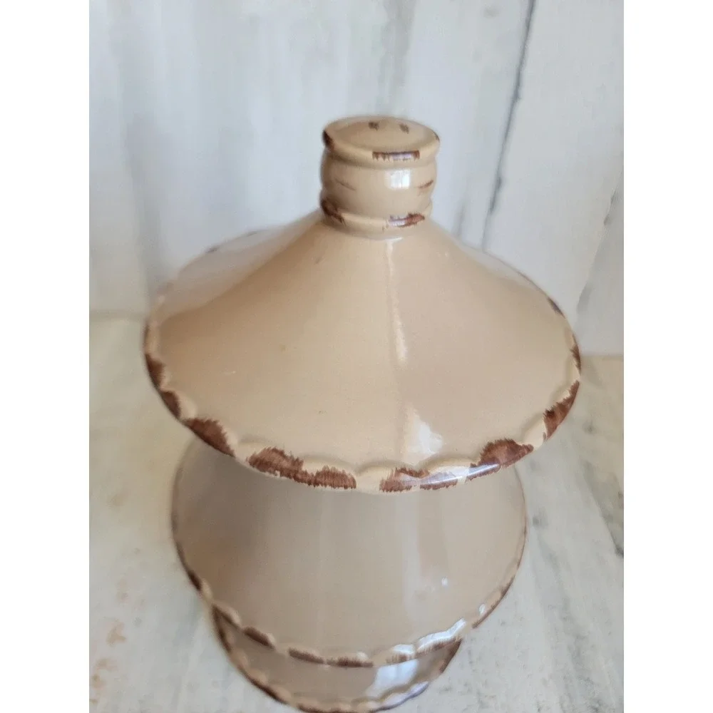 Biscotti Brown Cookie Jar citta del Venezia Ceramic Designpac Panetteria
